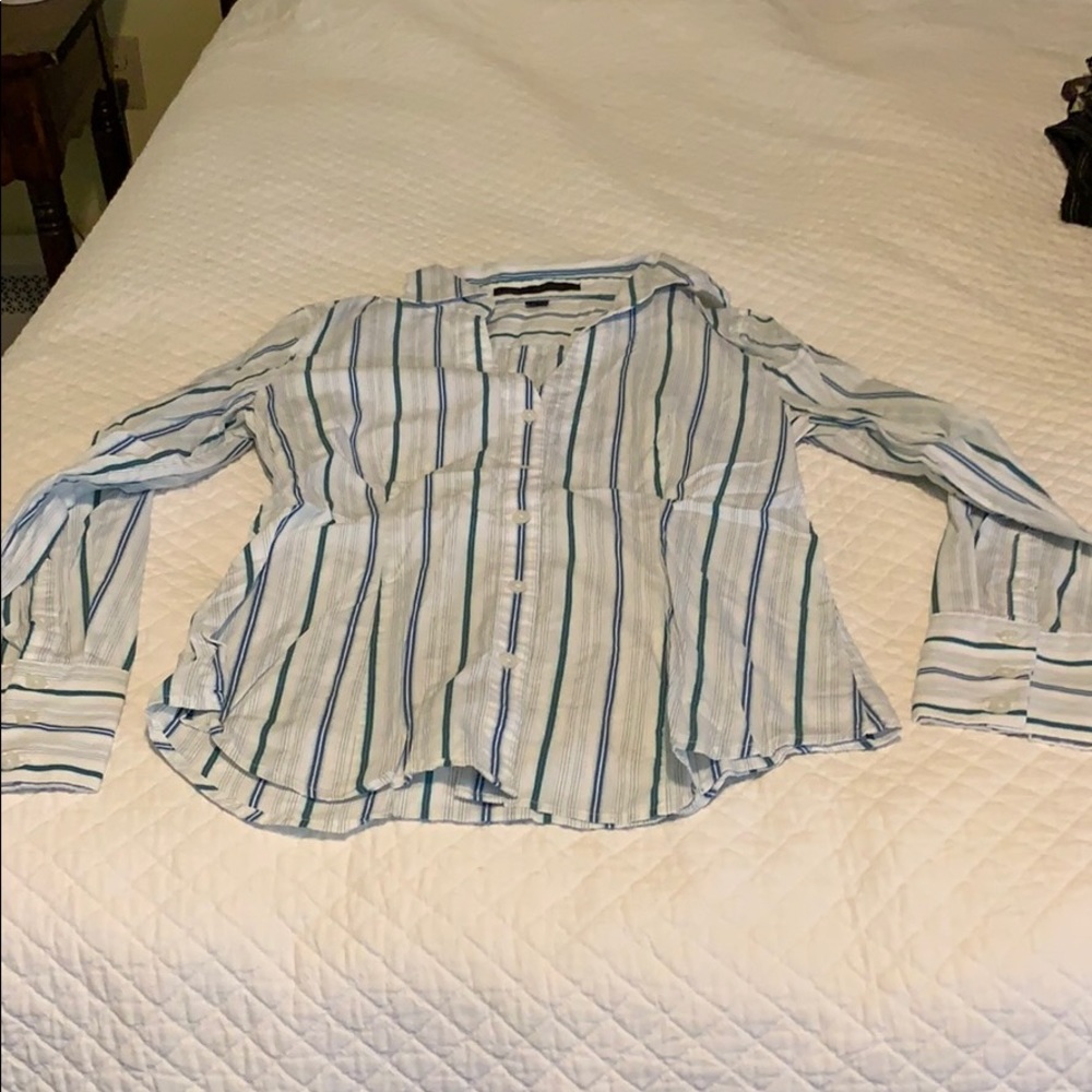 Express M button down shirt